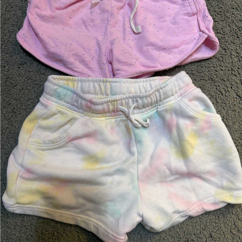 Old Navy Pink and Pastel Shorts Set